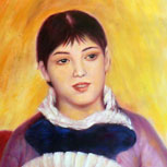 Girl with a fan - August Renoir - part 1